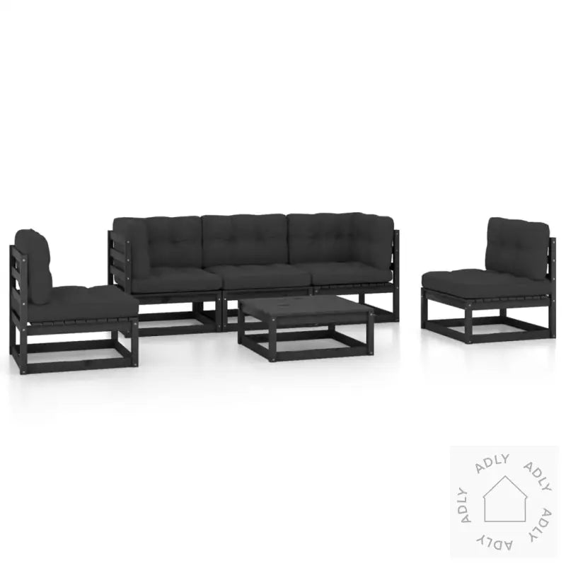 Hagesofagruppe Med Puter 6 Deler Heltre Furu