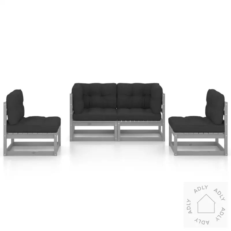 Hagesofagruppe Med Puter 4 Deler Heltre Furu