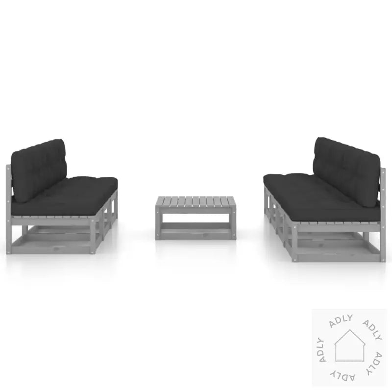 Hagesofagruppe Med Puter 8 Deler Heltre Furu