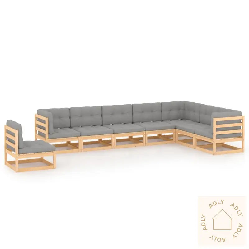 Hagesofagruppe Med Puter 8 Deler Heltre Furu