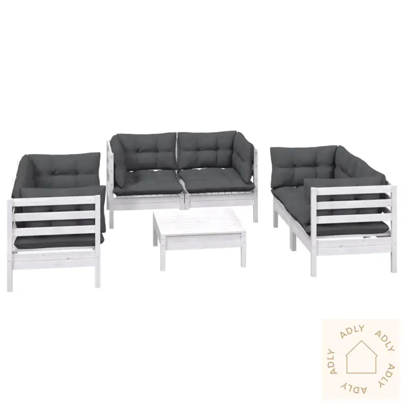 Hagesofagruppe Med Puter 7 Deler Heltre Furu