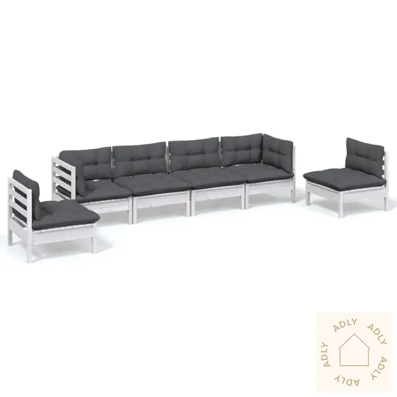 Hagesofagruppe Med Puter 6 Deler Heltre Furu