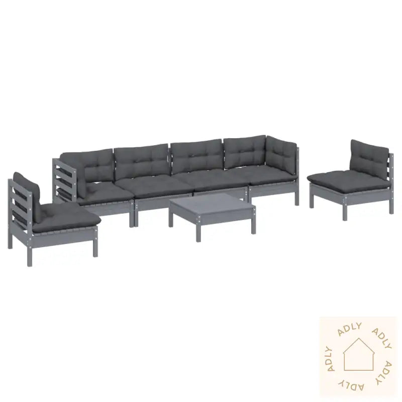 Hagesofagruppe Med Puter 7 Deler Heltre Furu