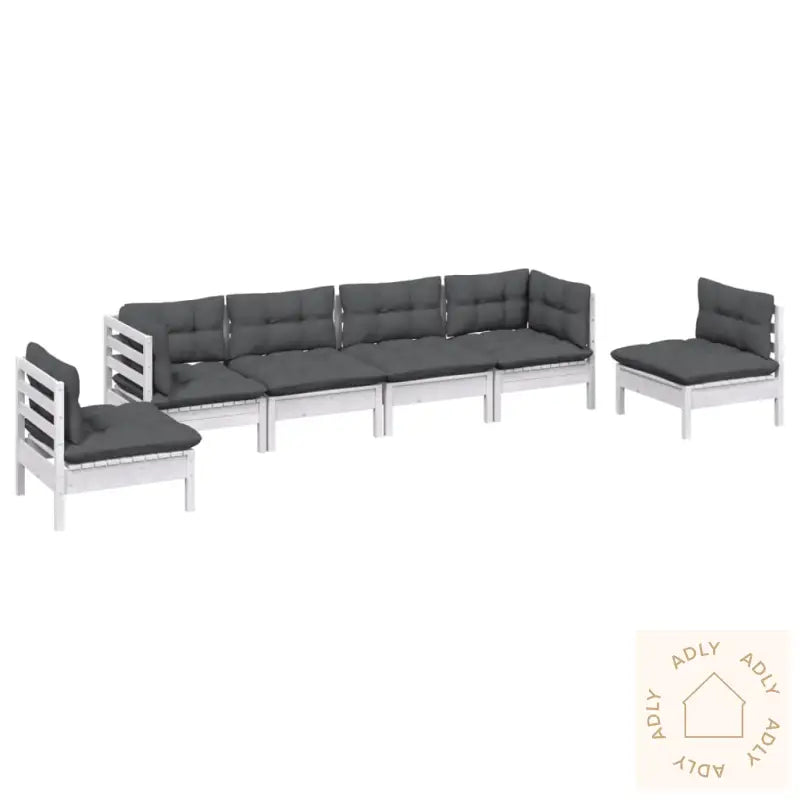 Hagesofagruppe Med Puter 6 Deler Heltre Furu