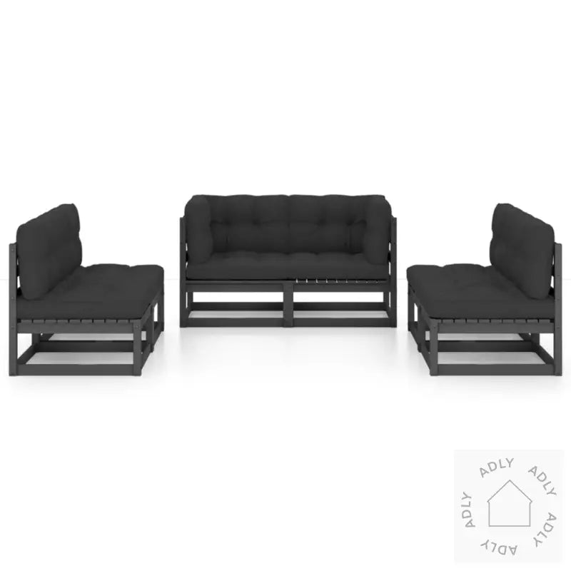 Hagesofagruppe Med Puter 6 Deler Heltre Furu