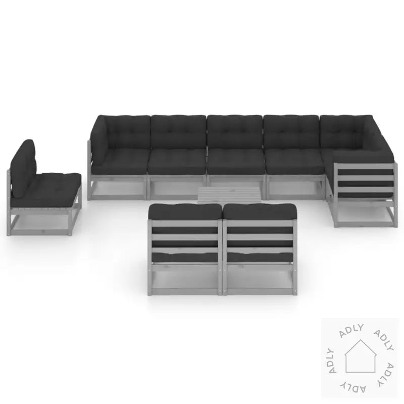 Hagesofagruppe Med Puter 10 Deler Heltre Furu