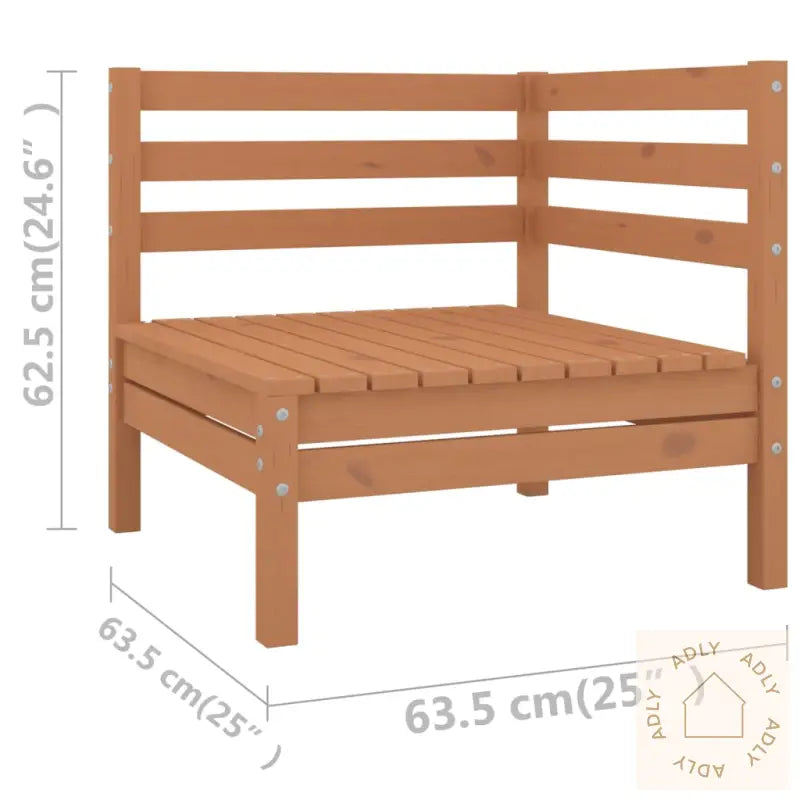 Hagesofagruppe 6 Deler Honningbrun Heltre Furu