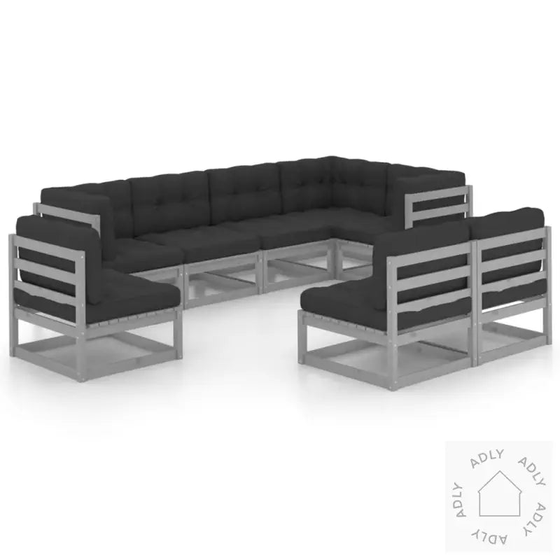 Hagesofagruppe Med Puter 8 Deler Heltre Furu