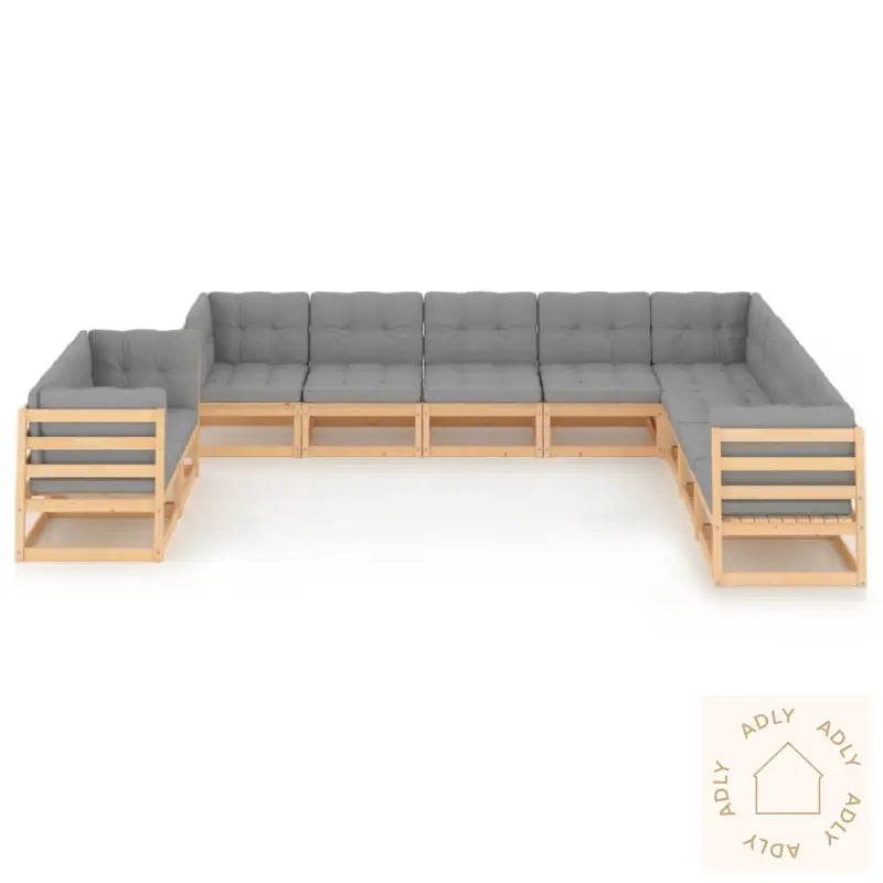 Hagesofagruppe Med Puter 10 Deler Heltre Furu