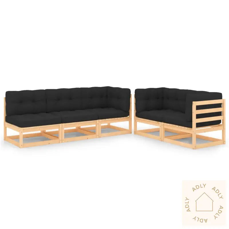 Hagesofagruppe Med Puter 5 Deler Heltre Furu