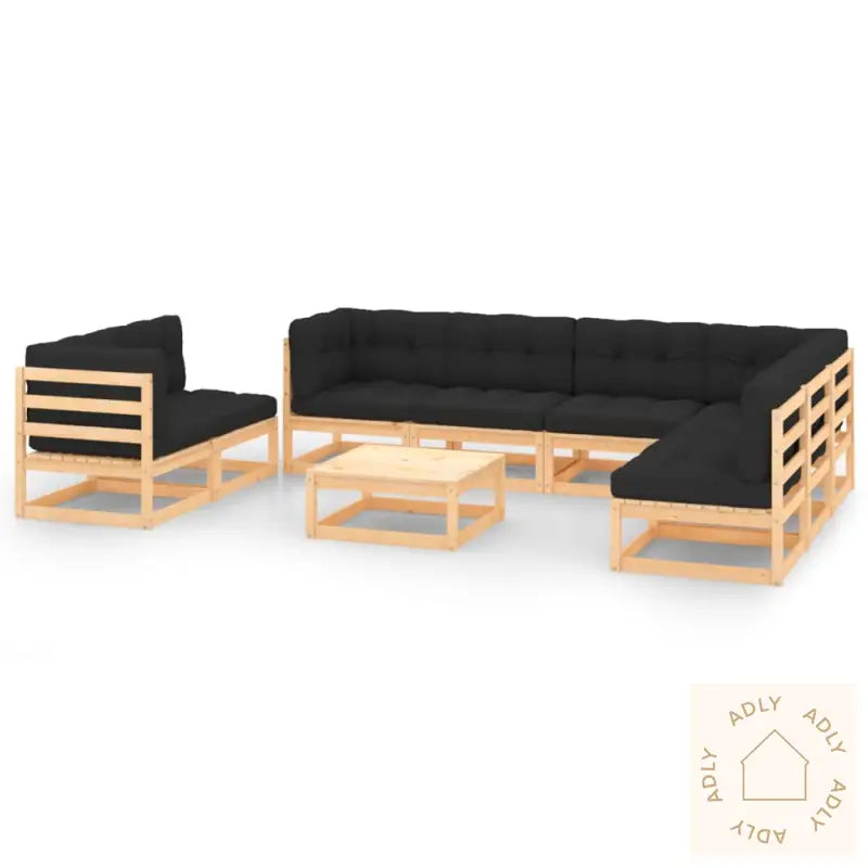 Hagesofagruppe Med Puter 9 Deler Heltre Furu