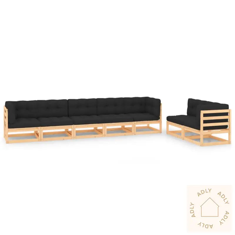 Hagesofagruppe Med Puter 7 Deler Heltre Furu