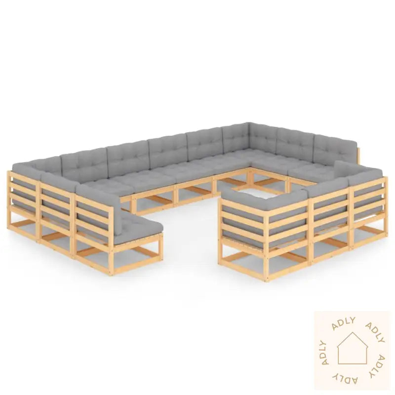 Hagesofagruppe Med Puter 13 Deler Heltre Furu