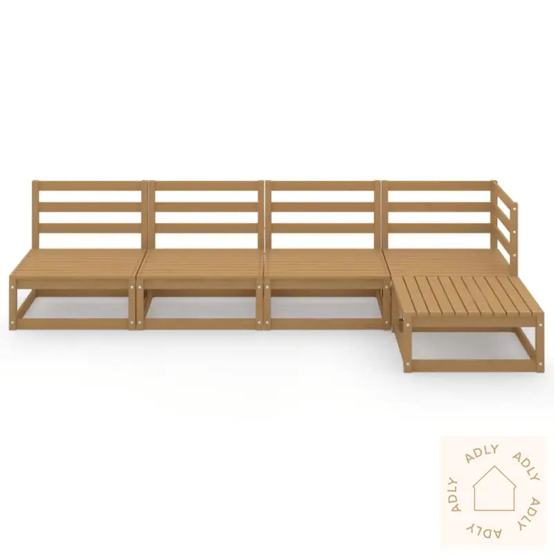 Hagesofagruppe 5 Deler Honningbrun Heltre Furu
