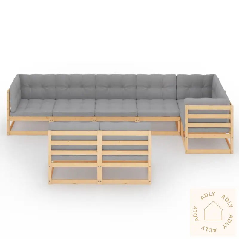 Hagesofagruppe Med Puter 8 Deler Heltre Furu