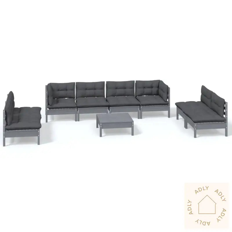 Hagesofagruppe Med Puter 9 Deler Heltre Furu