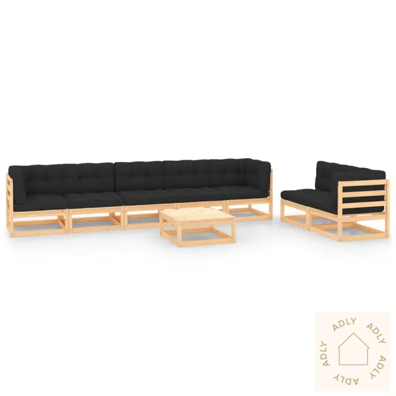 Hagesofagruppe Med Puter 8 Deler Heltre Furu