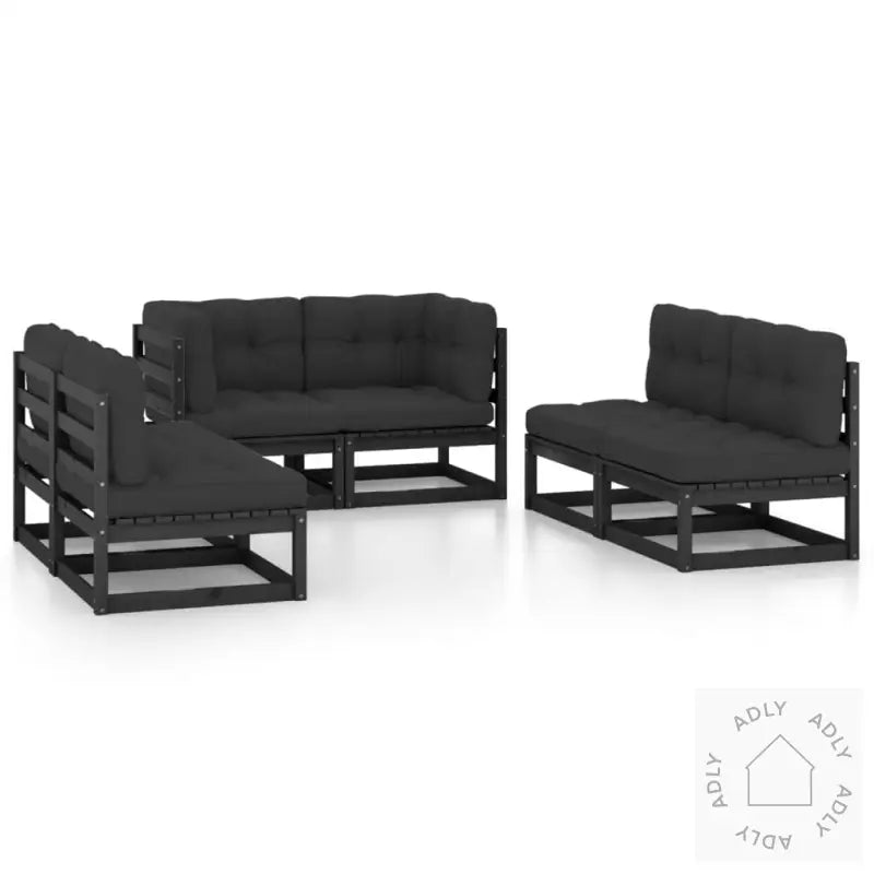 Hagesofagruppe Med Puter 6 Deler Heltre Furu