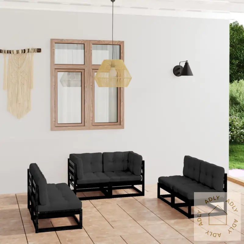 Hagesofagruppe Med Puter 6 Deler Heltre Furu