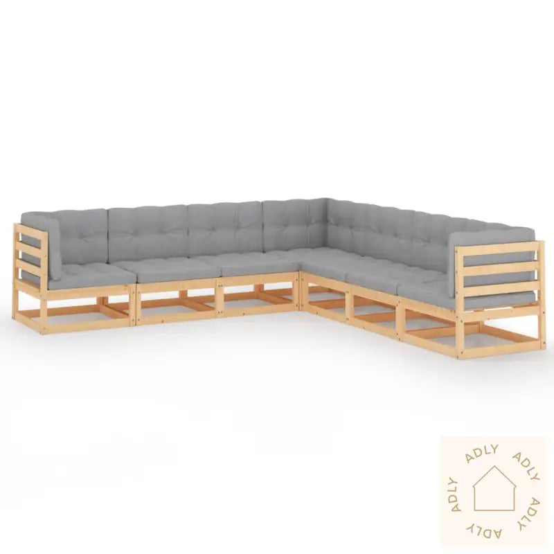 Hagesofagruppe Med Puter 7 Deler Heltre Furu