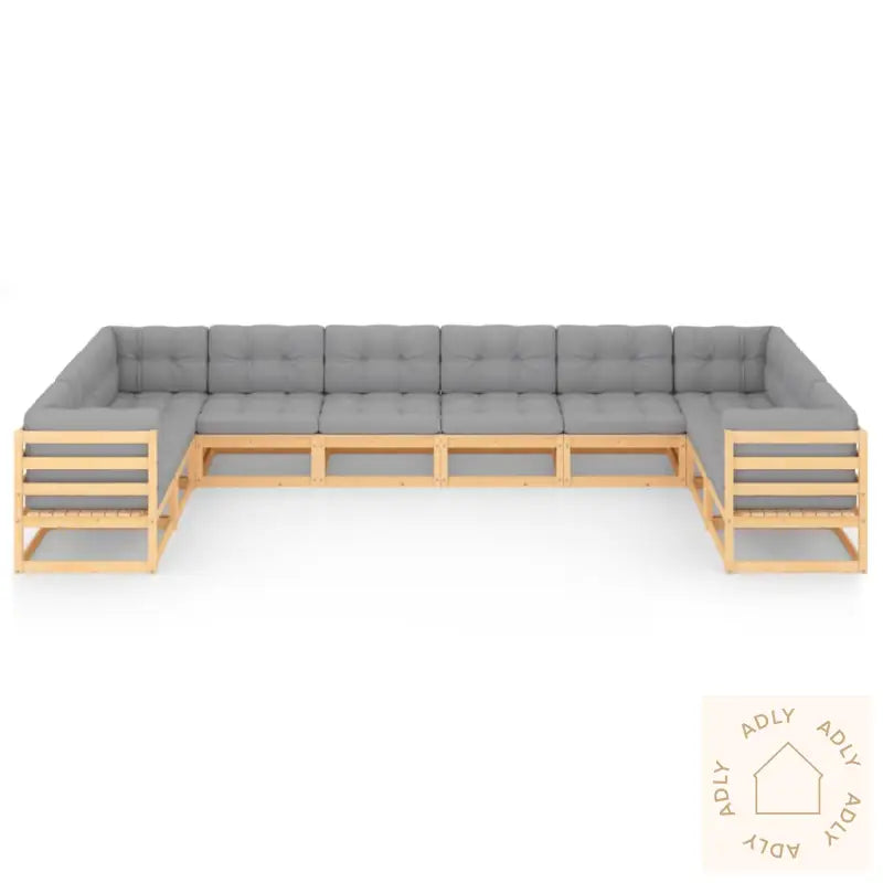 Hagesofagruppe Med Puter 10 Deler Heltre Furu