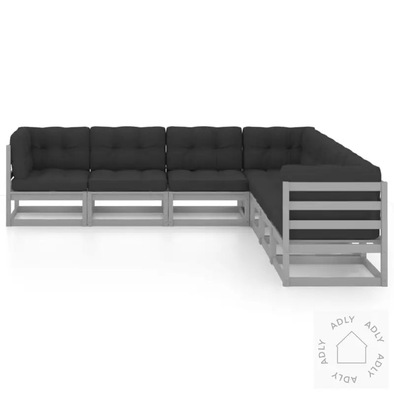 Hagesofagruppe Med Puter 7 Deler Heltre Furu