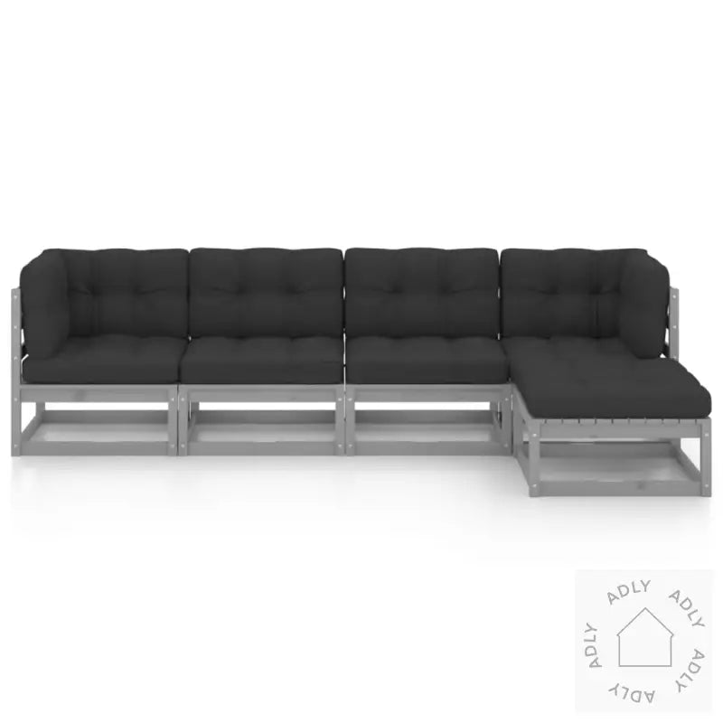 Hagesofagruppe Med Puter 5 Deler Heltre Furu