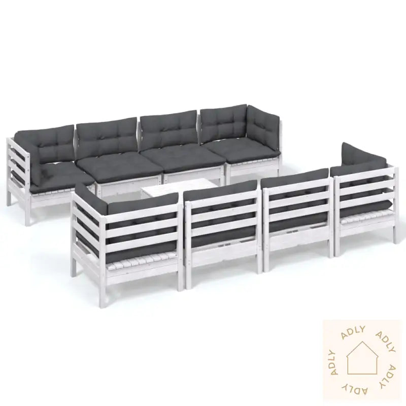 Hagesofagruppe Med Puter 9 Deler Heltre Furu