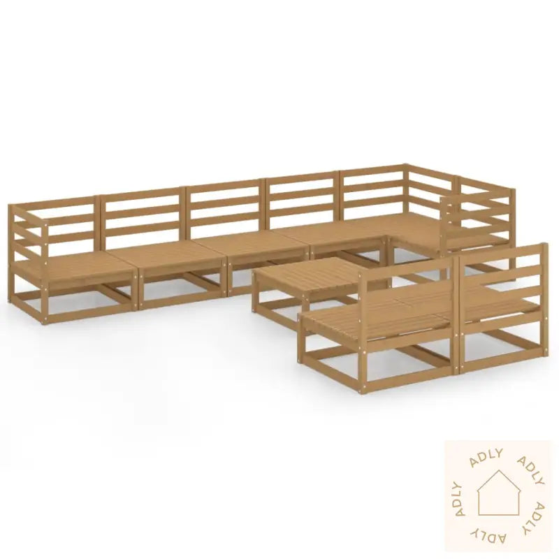 Hagesofagruppe 9 Deler Honningbrun Heltre Furu