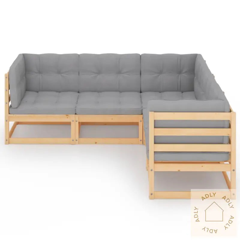 Hagesofagruppe Med Puter 5 Deler Heltre Furu