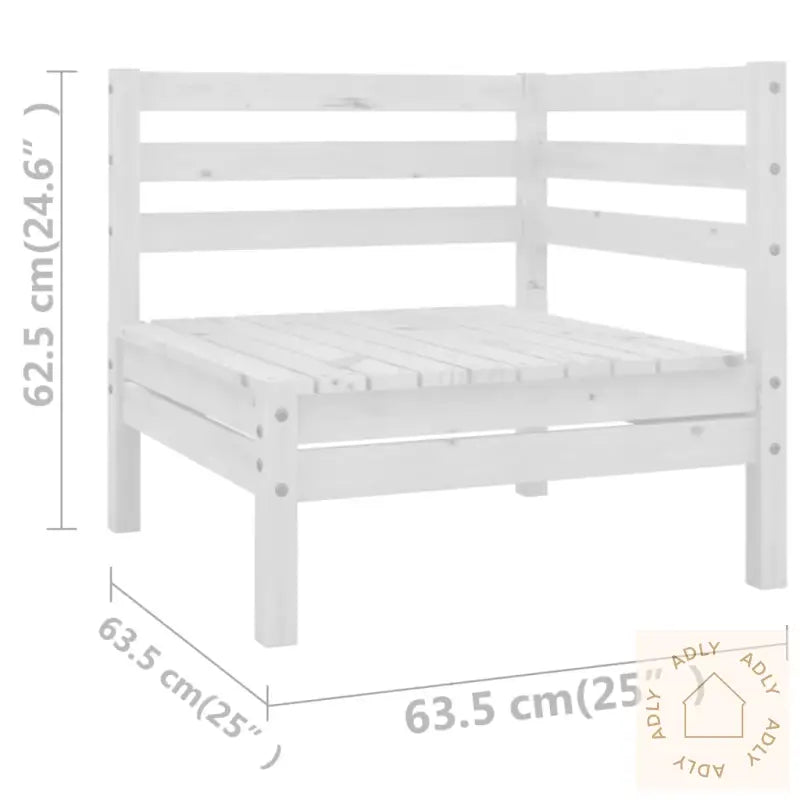 Hagesofagruppe 6 Deler Hvit Heltre Furu