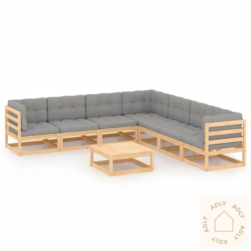 Hagesofagruppe Med Puter 8 Deler Heltre Furu
