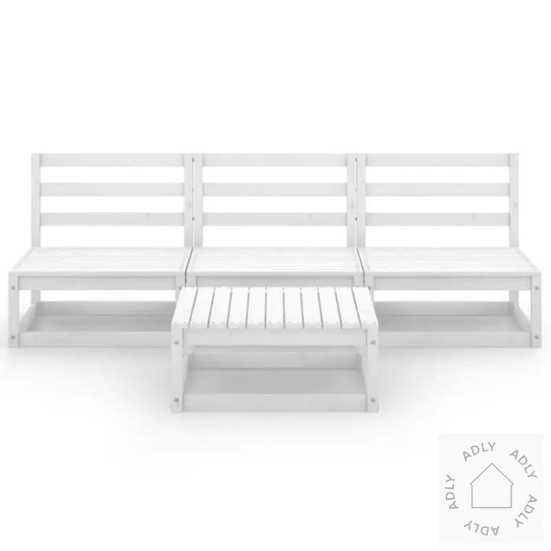 Hagesofagruppe 4 Deler Hvit Heltre Furu