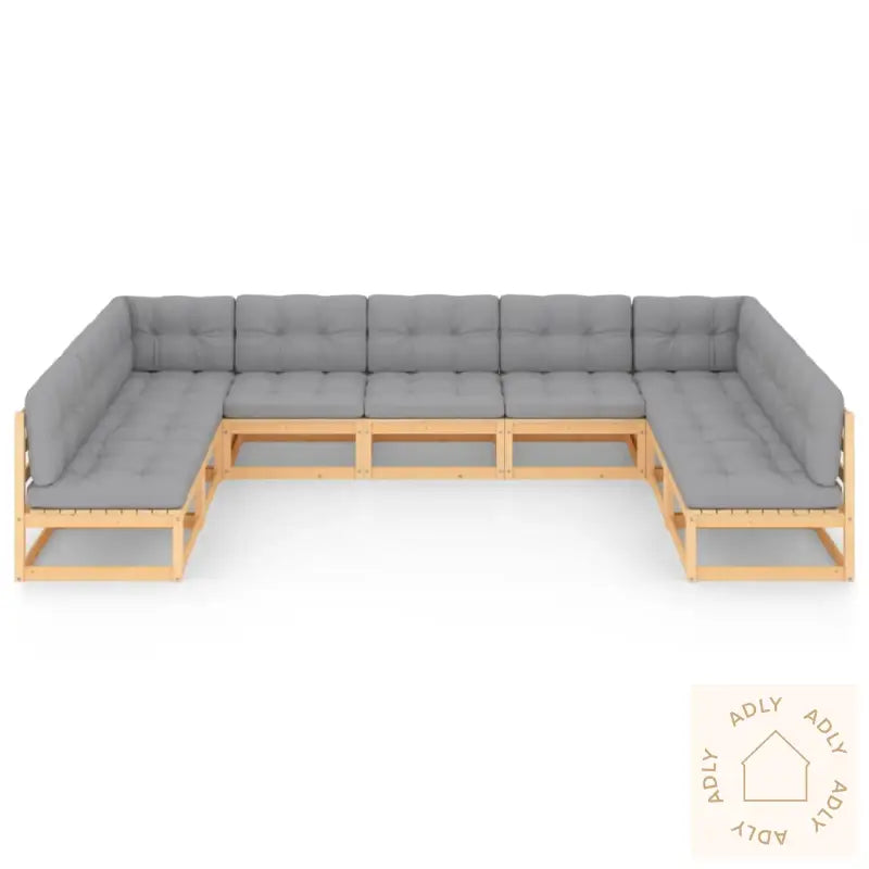 Hagesofagruppe Med Puter 9 Deler Heltre Furu