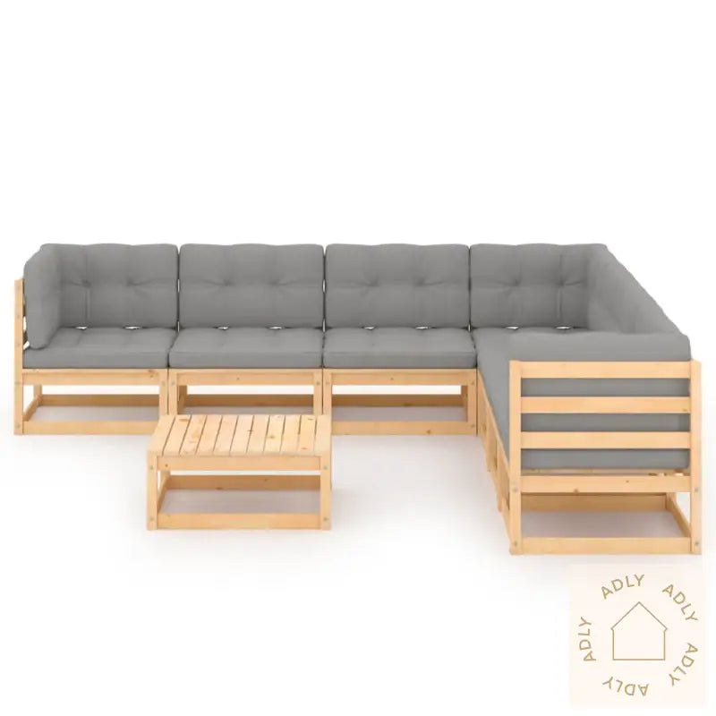 Hagesofagruppe Med Puter 8 Deler Heltre Furu