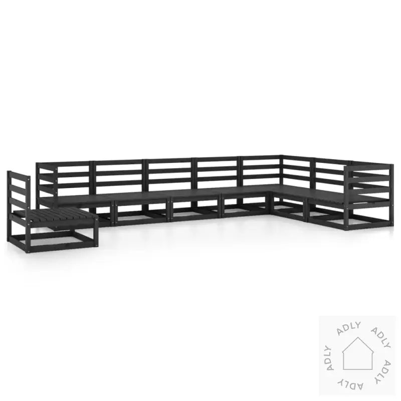 Hagesofagruppe 8 Deler Svart Heltre Furu