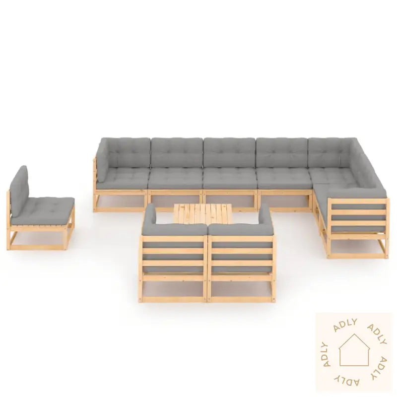 Hagesofagruppe Med Puter 11 Deler Heltre Furu