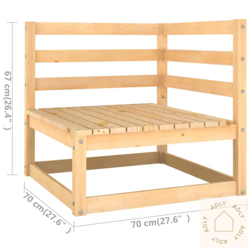 Hagesofagruppe Med Puter 6 Deler Heltre Furu