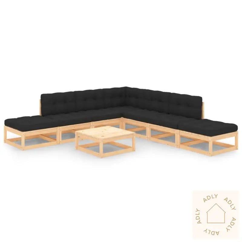 Hagesofagruppe Med Puter 8 Deler Heltre Furu