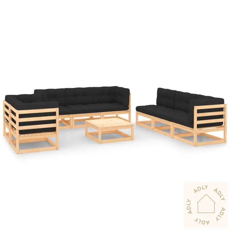 Hagesofagruppe Med Puter 9 Deler Heltre Furu