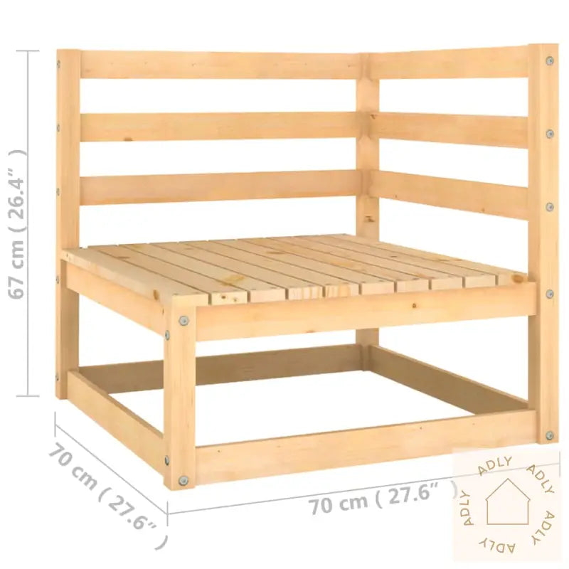 Hagesofagruppe Med Puter 6 Deler Heltre Furu