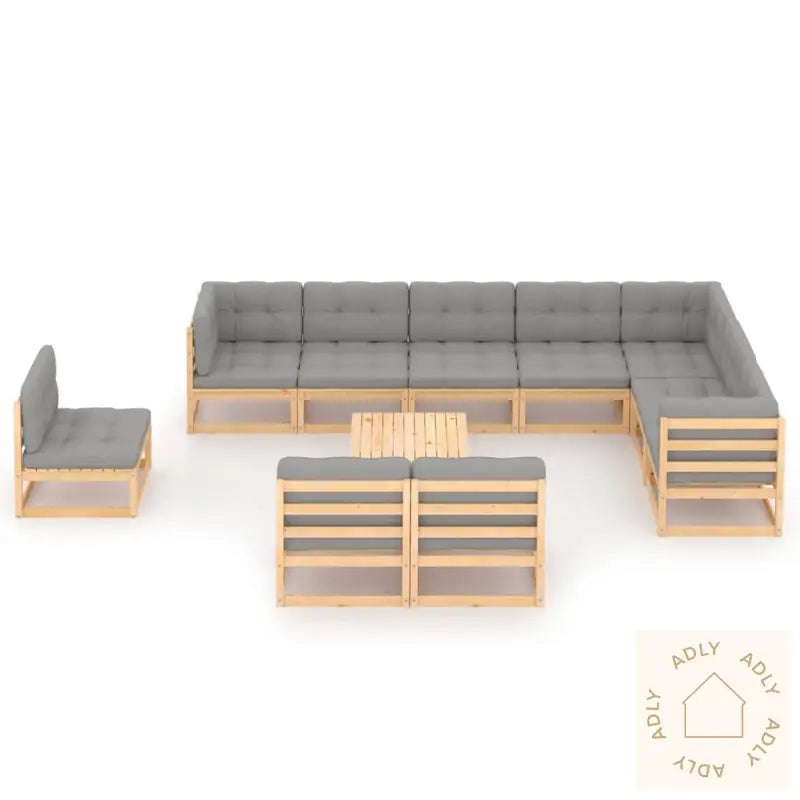 Hagesofagruppe Med Puter 11 Deler Heltre Furu