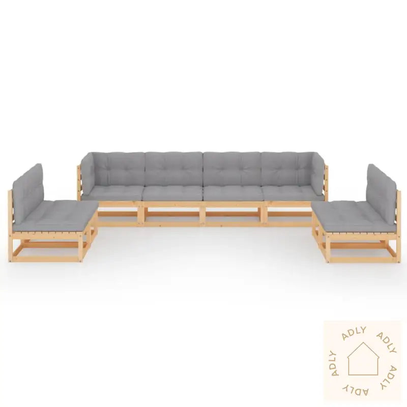 Hagesofagruppe Med Puter 8 Deler Heltre Furu