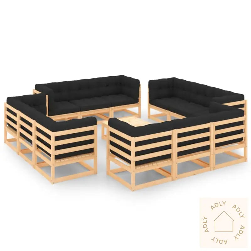 Hagesofagruppe Med Puter 13 Deler Heltre Furu