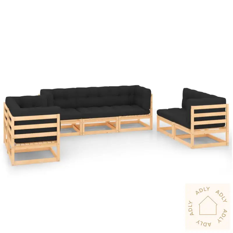 Hagesofagruppe Med Puter 7 Deler Heltre Furu