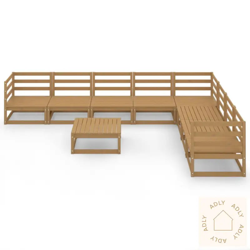 Hagesofagruppe 9 Deler Honningbrun Heltre Furu