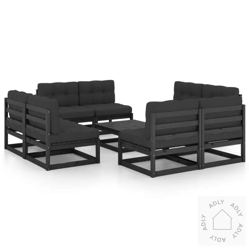 Hagesofagruppe Med Puter 9 Deler Heltre Furu