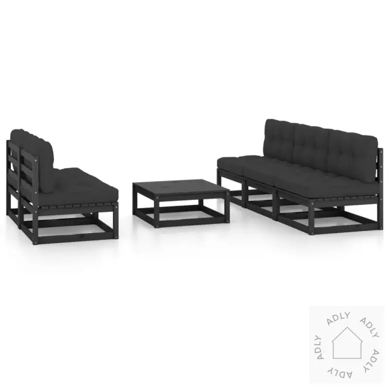 Hagesofagruppe Med Puter 6 Deler Heltre Furu