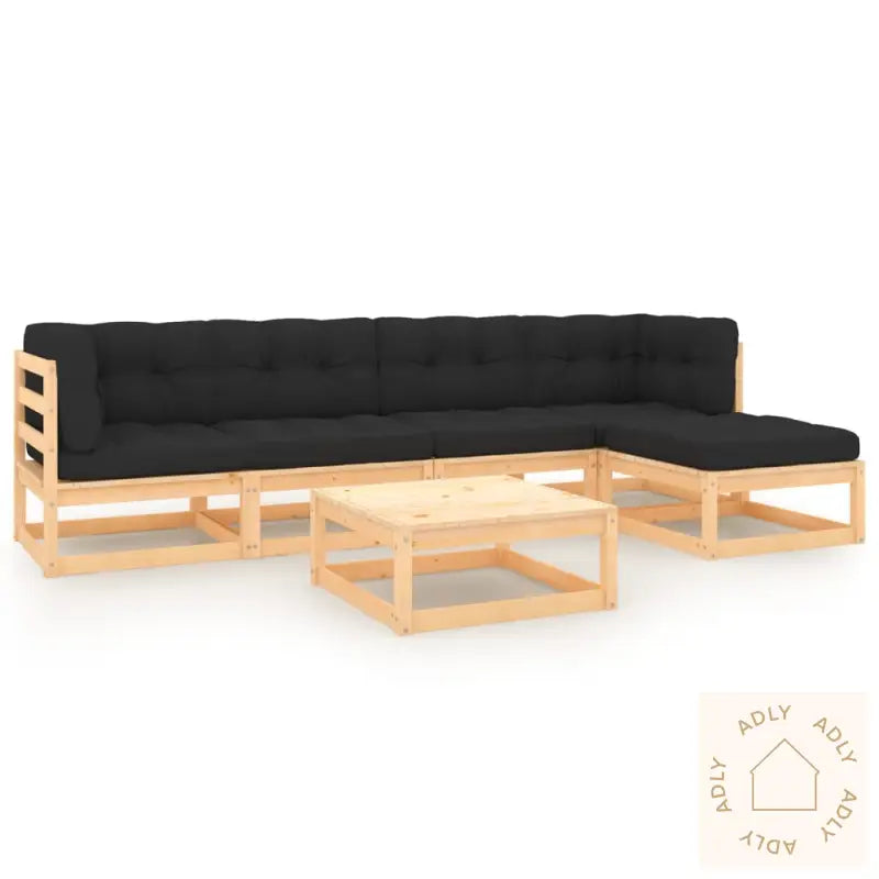 Hagesofagruppe Med Puter 6 Deler Heltre Furu