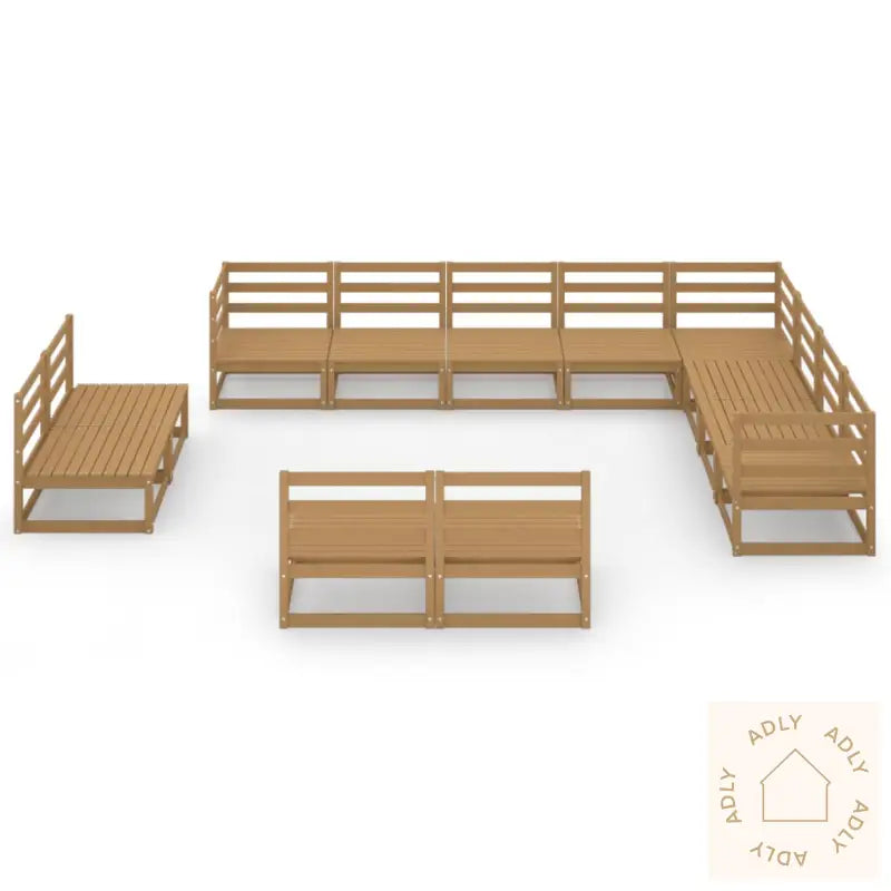 Hagesofagruppe 12 Deler Honningbrun Heltre Furu